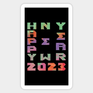 HELLO 2023 (HNY) Magnet